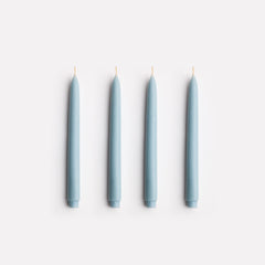 Twinkling Tabletops - Taper Candle Set in Dusty Blue