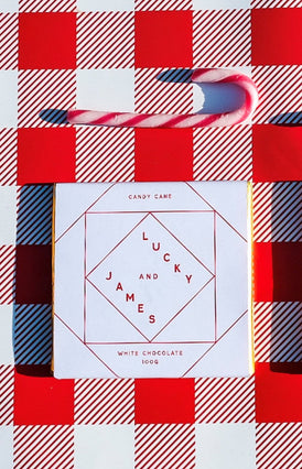 Lucky & James - Candy Cane White Chocolate