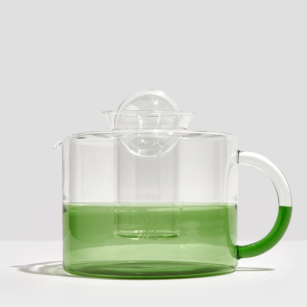 Fazeek - Teapot Green & Clear