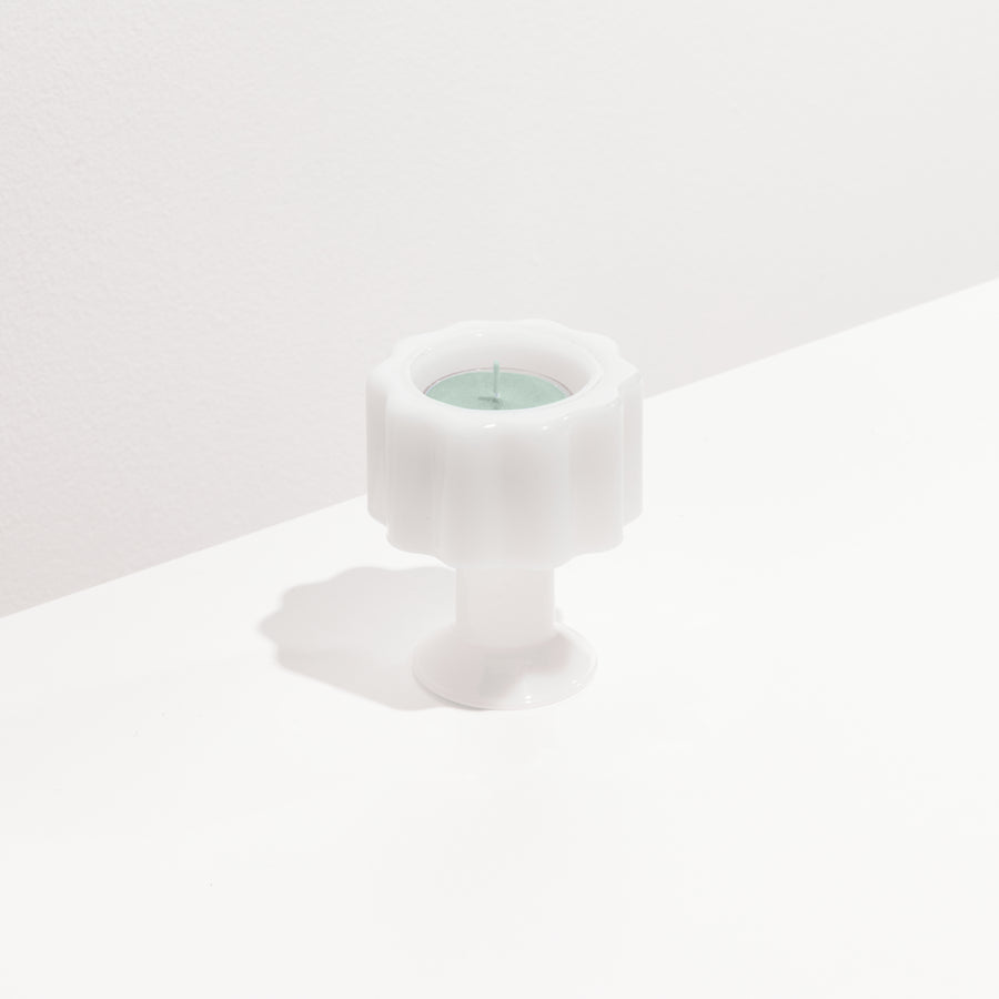 Fazeek - Wave Candle Holder White